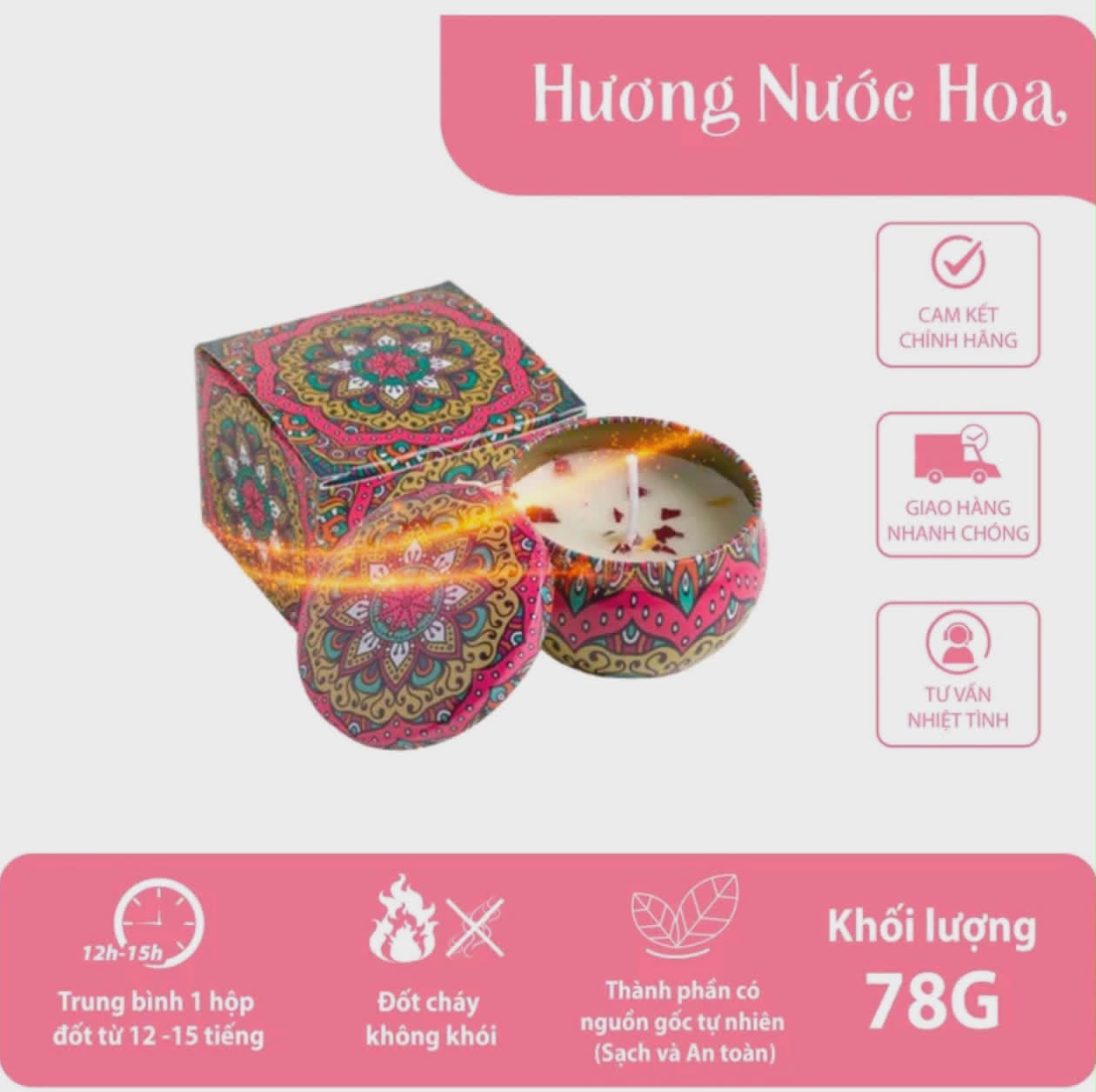Nến thơm Nước Hoa
